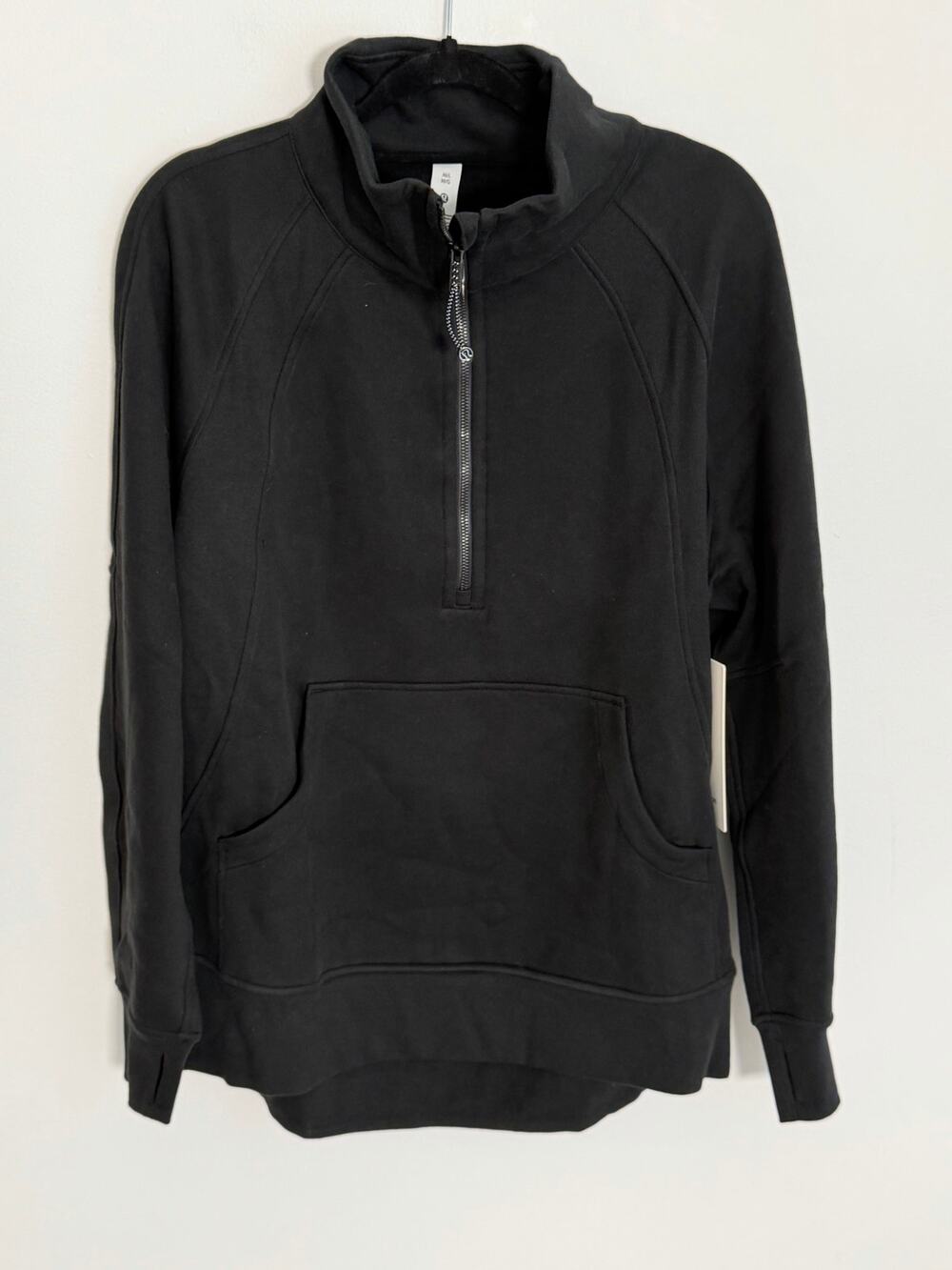 Lululemon Scuba Oversized Funnel Neck Half Zip Pullover Black M/L